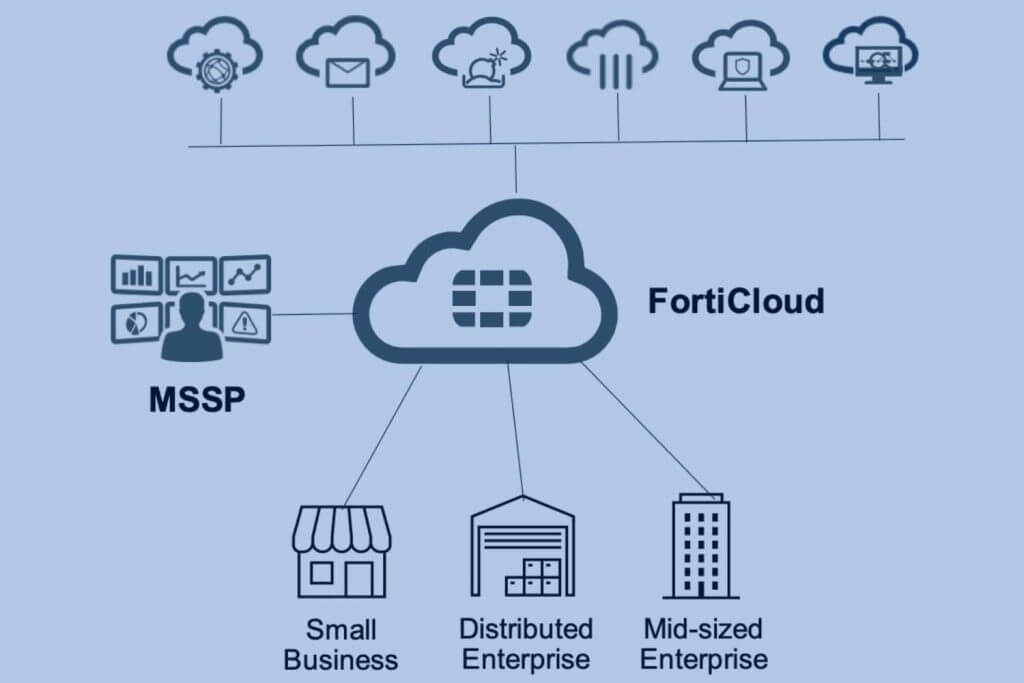 forticloud saas info map