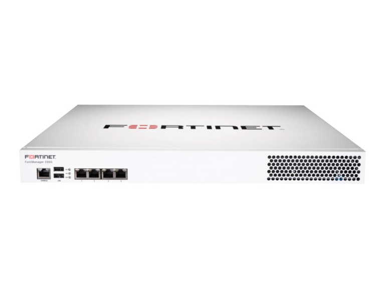 FortiManager 200G hardware appliance back view